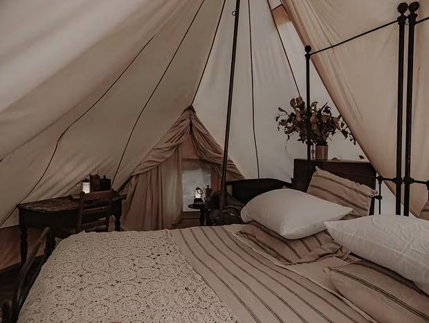 Photo 2 for Time Wood Pass Creekside Glamping Tent Stay