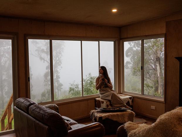 Photo 6 for Off-grid cabin with dreamy stargazing roof