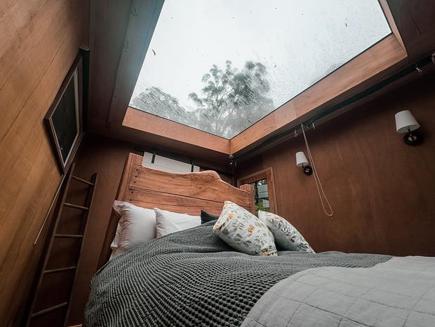 Photo 9 for Off-grid cabin with dreamy stargazing roof