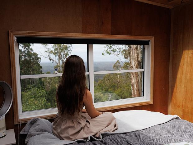 Photo 4 for Off-grid cabin with dreamy stargazing roof