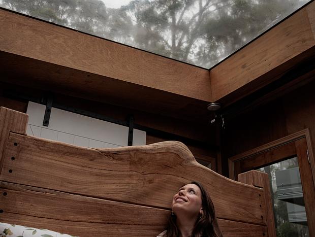 Photo 3 for Off-grid cabin with dreamy stargazing roof