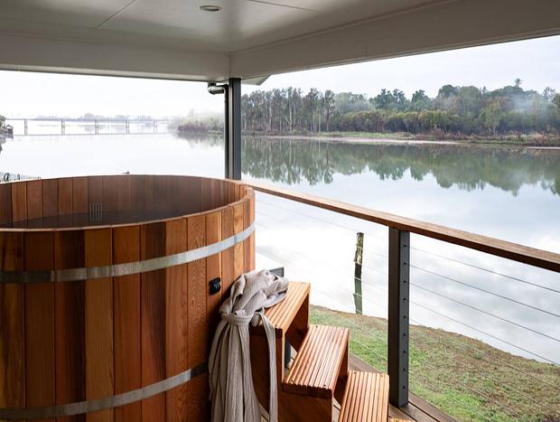 Photo 12 for Riverfront Retreat with Cedar Hot Tub & Sauna