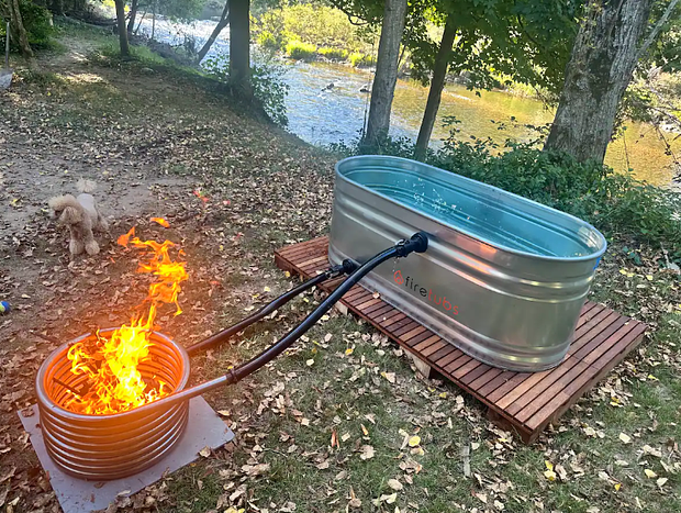 Photo 9 for Riverside Hot tub, Sauna, Cold Plunge Mountain Cabin