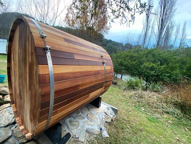 Photo 34 for Riverside Hot tub, Sauna, Cold Plunge Mountain Cabin