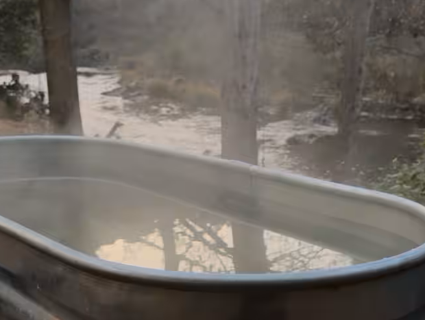 Photo 40 for Riverside Hot tub, Sauna, Cold Plunge Mountain Cabin