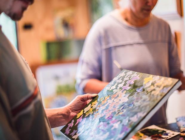 Photo 1 for Flower Painting Workshop