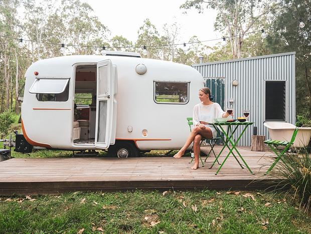 Photo 19 for Riverside Stay in Valerie the Vintage Van
