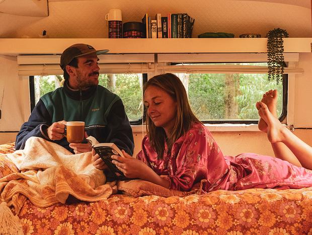 Photo 8 for Riverside Stay in Valerie the Vintage Van