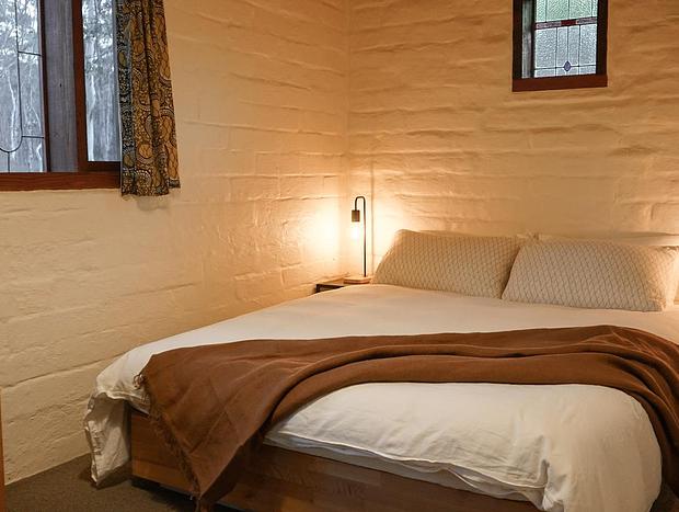 Photo 5 for Muckleford Forest Cottage - Quiet bush stay with dam, pizza oven & wood fire