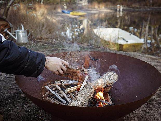 Photo 23 for Muckleford Forest Cottage - Quiet bush stay with dam, pizza oven & wood fire