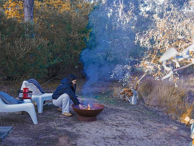 Photo 21 for Muckleford Forest Cottage - Quiet bush stay with dam, pizza oven & wood fire
