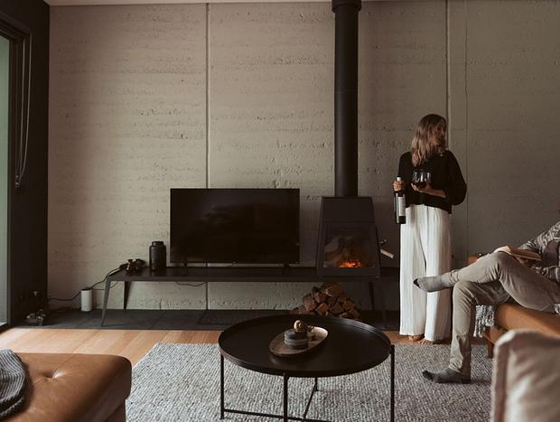 Photo 9 for Daylesford Waterfront Hideaway – Spa for Two, King Bed & Fireplace