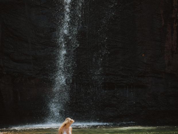 Photo 3 for Cooling off at Wattamolla Beach and Falls