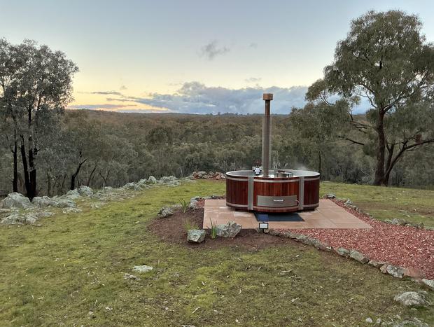 Photo 1 for Eppalock Hilltop Retreat Tiny Home with Wood Fired Hot Tub & Hamper