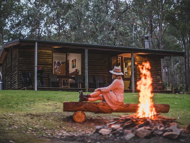 Photo 1 for Cosy Cabin, Campfires & Magical Caves